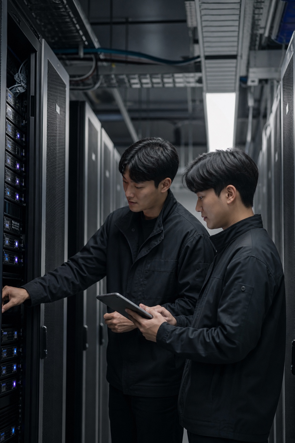 自社サーバー基盤を点検するHanTeamデータセンターチーム
